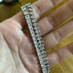 Olive + Piper Silver Bracelet Set, Boutique wedding jewelry